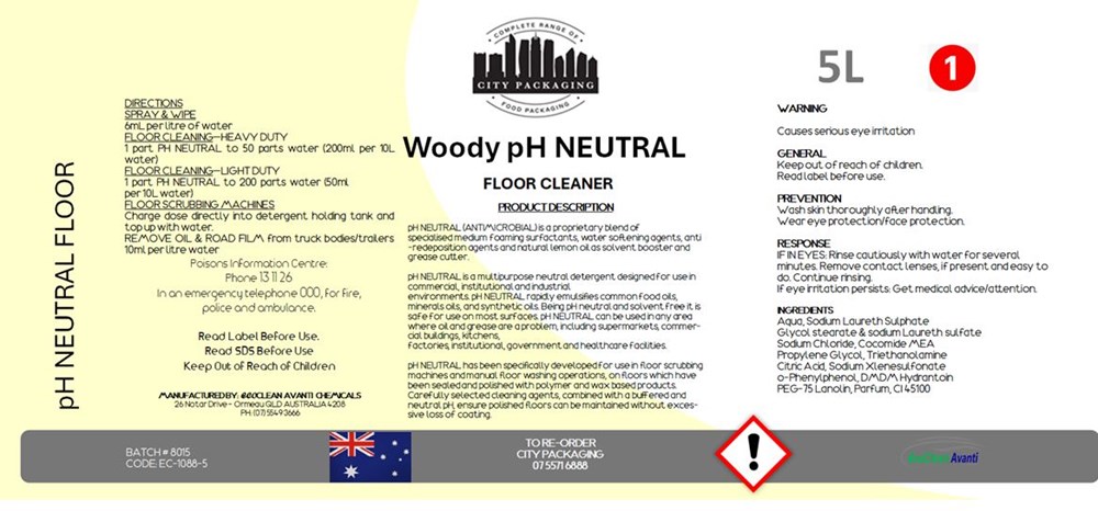 Woody -pH Neutral Floor Cleaner
